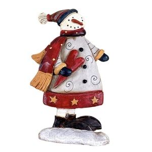 Snowman Christmas Holiday Desk Table Top Decor